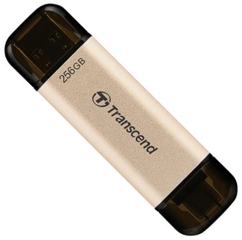 Transcend JetFlash 930C 256GB USB 3.2 / Type-C Gold-Black (TS256GJF930C)