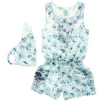 Комбинезон для девочки Hawk Kids 4067 98 см Разноцветный