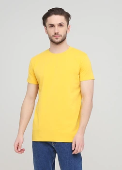 Футболка "Only Man" (95-TSH-3-02-yellow/small-yellow-back-XS)