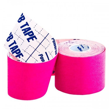 Кинезио тейп спортивный Sports Therapy Kinesiology Tape, 5 см х 5 м (розовый)