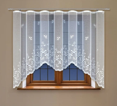 Жаккардовая ажурная тюль Mondomi 160 х 300 см (24681)