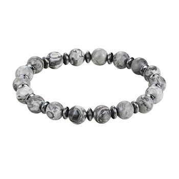 Браслет Mawas из яшмы с дисками (80025)