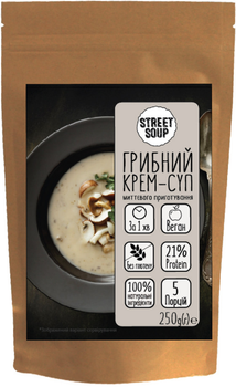 Крем суп грибний STREET SOUP дойпак 250 г