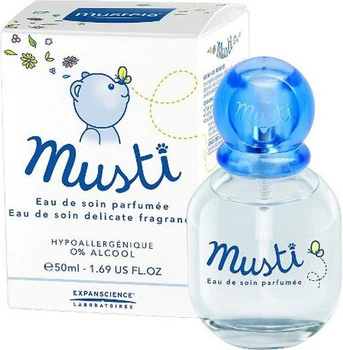 Дитяча парфумована водаMustela Musti Eau De Soin 50 мл (3504105034894)
