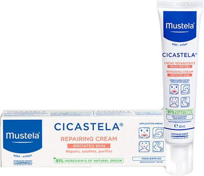 Krem do ciała Mustela Cicastela Repair Regenerujący dla podrażnionej skóry 40 ml (3504105032937)