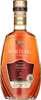 Коньяк ординарный Коктебель 3 года выдержки 0.5 л 40% (4820201994153)