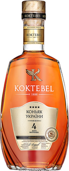 Коньяк ординарный Коктебель 4 года выдержки 0.5 л 40% (4820201994177)