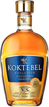 Коньяк ординарный KOKTEBEL «EXCLUSIVE V.S.» 3 года выдержки 0.5 л 40% (4820201993972)
