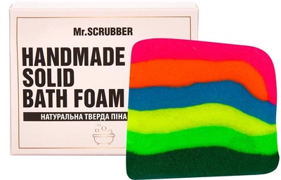 Тверда піна для ванни Mr.Scrubber Веселка в подарунковій коробці 100 мл (4820200379227)