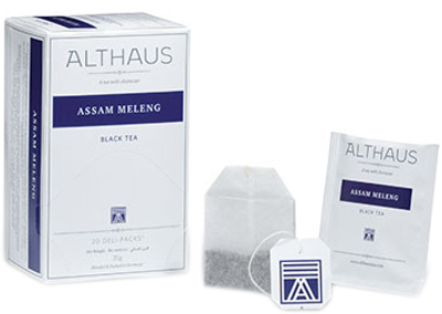 Чай чорний пакетований Althaus Deli Packs Assam Meleng 1.75 г х 20 шт. (4260312440932)