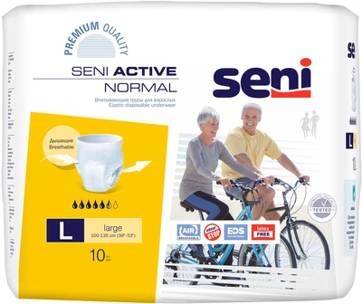 Підгузки-трусики для дорослих Seni Active Normal Large 10 шт. (5900516693053)