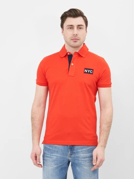 Поло довге чоловіче Tommy Hilfiger 10676.1 L Коралове