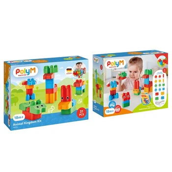 Конструктор PolyM Царство звірят 31 деталей (760004)