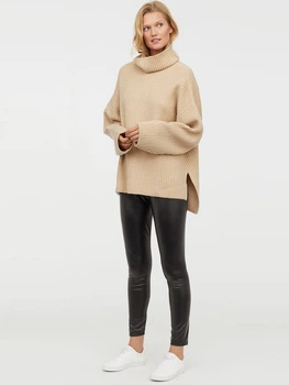 Легінси зі штучної шкіри жіночі H&M 0305931_04 XL Чорні (LD2000000399126_KAY2000000399126_KZ2000000399126)