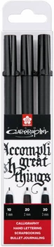 Набір ручок для каліграфії Sakura Pigma Calligrapher 3 шт. (8710141130772)