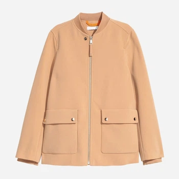 Бомбер жіночий H&M 0584928 34 Бежевий (LD2000000942681_KAY2000000942681_DN3000000112960)