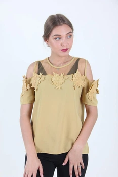 Блузка LadiesFashion 873 (Гірчичний M/L)