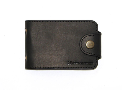 Шкіряна Візитниця DNK Leather Cards-H чорна