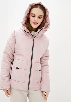 Демисезонная женская короткая куртка oversize Modniy OAZIS 44-46 Розовый (90417/4 44-46)