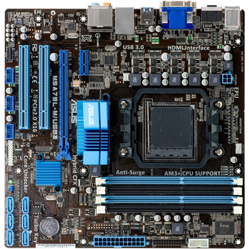 Материнська плата Asus M5A78L-M/USB3 (sAM3+, AMD 760G, DVI/VGA ) OEM Refurbished