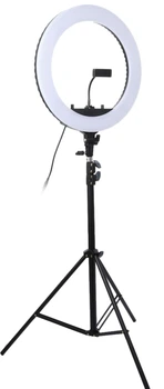 Кольцевая LED лампа Puluz MCP0056 18" + штатив