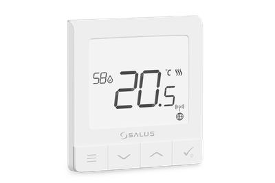 Терморегулятор для теплої підлоги Salus Controls Quantum SQ610, зв'язок ZigBee з датчиком вологості, жив. 230V 615302601