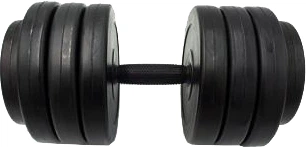Гантель наборная Newt Rock Pro композитная в пластиковой оболочке 19 кг (NE-PL-G-019)