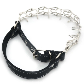 Суворий нашийник для собак з водилкою металевий 52-60 см (3845DACAE878)