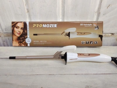 Плойка для завивки волос афро-кудрей PROMOZER MZ 2216 9мм