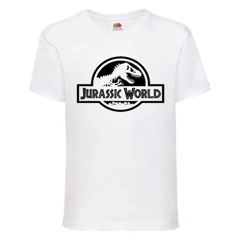 Футболка детская Парк Юрского Периода 0010 (Jurassic Park) белая (JPK wh 0010) 104 см