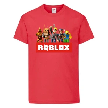 Футболка детская Роблокс 004 (Roblox) красная (RB rd 004) 104 см
