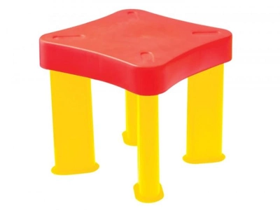 Дитячий столик з табуретками Mochtoys Червоно-жовтий (6672143)