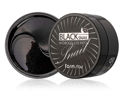 Гидрогелевые патчи для глаз FarmStay с муцином черной улитки Black Snail Hydrogel Eye Patch 60 шт 8809460461138