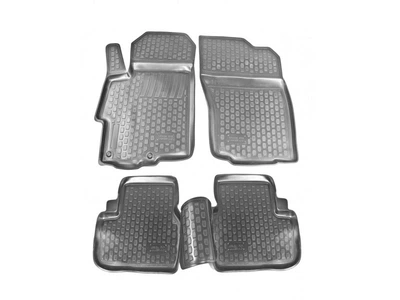 Коврики в салон Mitsubishi Lancer X 2007- L.Locker черные