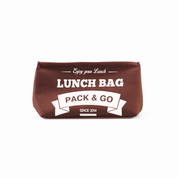 Термосумка Lunch Bag (Ланч Бег) Pack and Go "Lunch Bag S" коричневый (LB404)