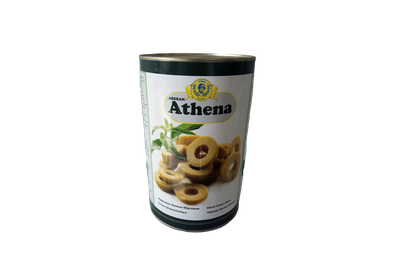 Оливки Athena зеленые резаные ж.б. 4300/2000