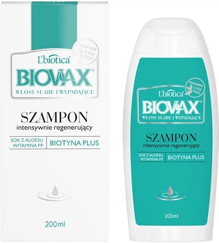 Szampon przeciw wypadaniu włosów L'biotica Biovax Anti-hair loss 200 ml (5907467544519)