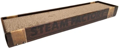 Когтеточка с кошачьей мятой из гофрокартона Croci Homedecor Essence Wenge 48*12,5*5 см