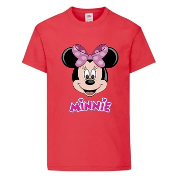 Футболка детская Микки Маус 005 (Mickey Mouse) красная (MMS rd 005) 140 см