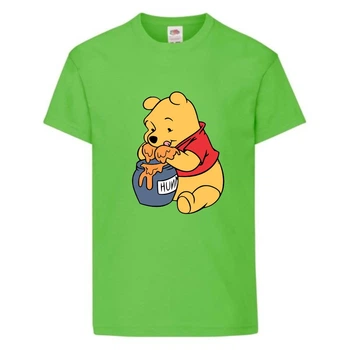 Футболка детская Винни Пух 004 (Winnie Pooh) светлозеленая (WIP lgrn 004) 104 см