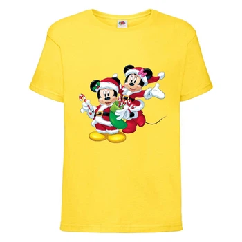 Футболка детская Микки Маус 007 (Mickey Mouse) желтая (MMS yel 007) 140 см