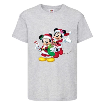 Футболка детская Микки Маус 007 (Mickey Mouse) серая (MMS gr 007) 116 см