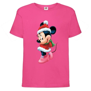Футболка дитяча Міккі Маус 001 (Mickey Mouse) рожева (MMS pnc 001) 116 см
