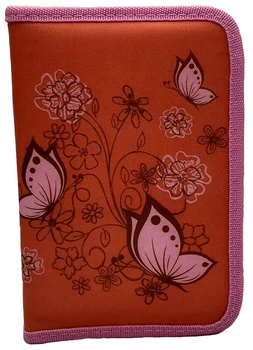 Пенал Kite K14-621-1K Butterfly