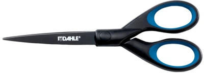 Ножиці офісні Dahle Titanium 18 см Чорно-сині (54307-12978)