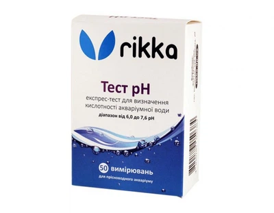 Тест Rikka pH 6.2-7.6 на 50 измерений на кислотность узкий, на 50 проб