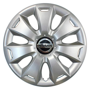 Автомобильные колпаки SKS 335 R15 4 шт Серебристые (с логотипом Nissan)