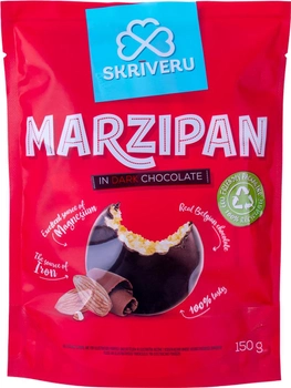 Марципан Skriveru Gotina в черном шоколаде 150 г (4751010576677)
