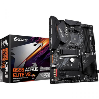 Материнська плата Gigabyte b550 aorus Elite v2 (s-AM4, b550)