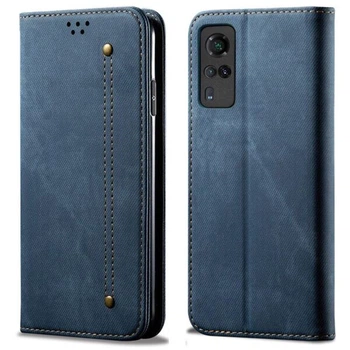 Чохол-книжка з кишеньками UniCase Jeans Wallet для VIVO Y31 - Blue